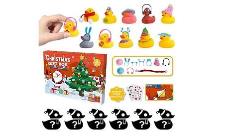 Christmas Rubber Ducks Countdown Advent Calendar - 3 Designs