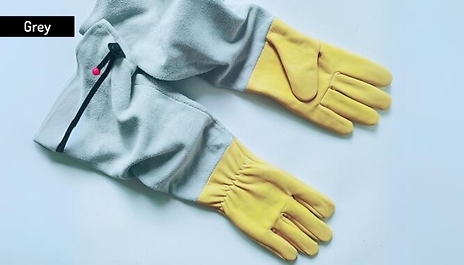 Heavy-Duty Goatskin Long Sleeve Gardening Gloves - 2 Colours & 4 Sizes