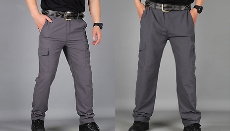 Water-Resistant Quick-Drying Cargo Trousers - 5 Colours & 6 Sizes
