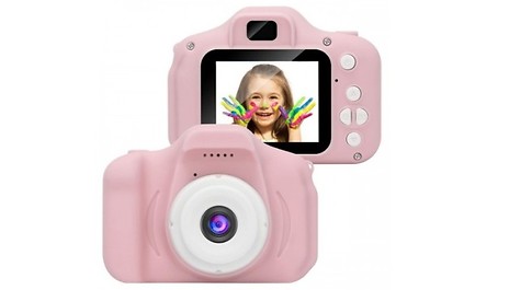 Kids Mini Selfie Video Camera with Optional SD Card - 3 Colours
