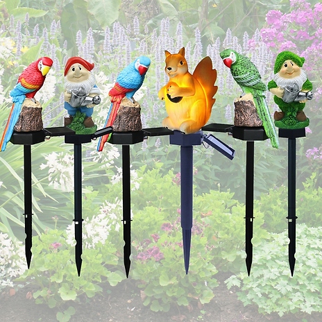 Garden Decoration LED Solar Stake Light - 6 Designs