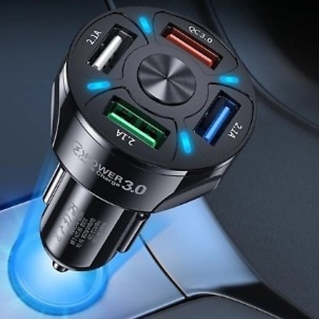 4-Port Universal USB Car Charger! - 2 Colours