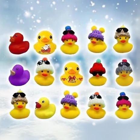 Christmas Rubber Duck Toy Advent Calendar - 4 Styles