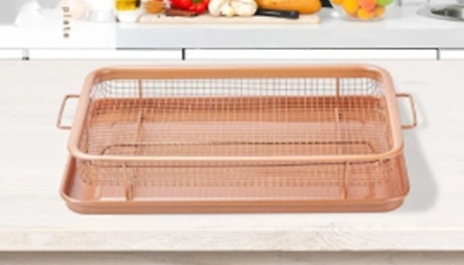Copper-Plated Crisper Tray - 2 Designs