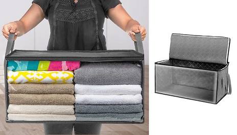 2 or 4 Pack Transparent Window Organiser Bag - 3 Colours